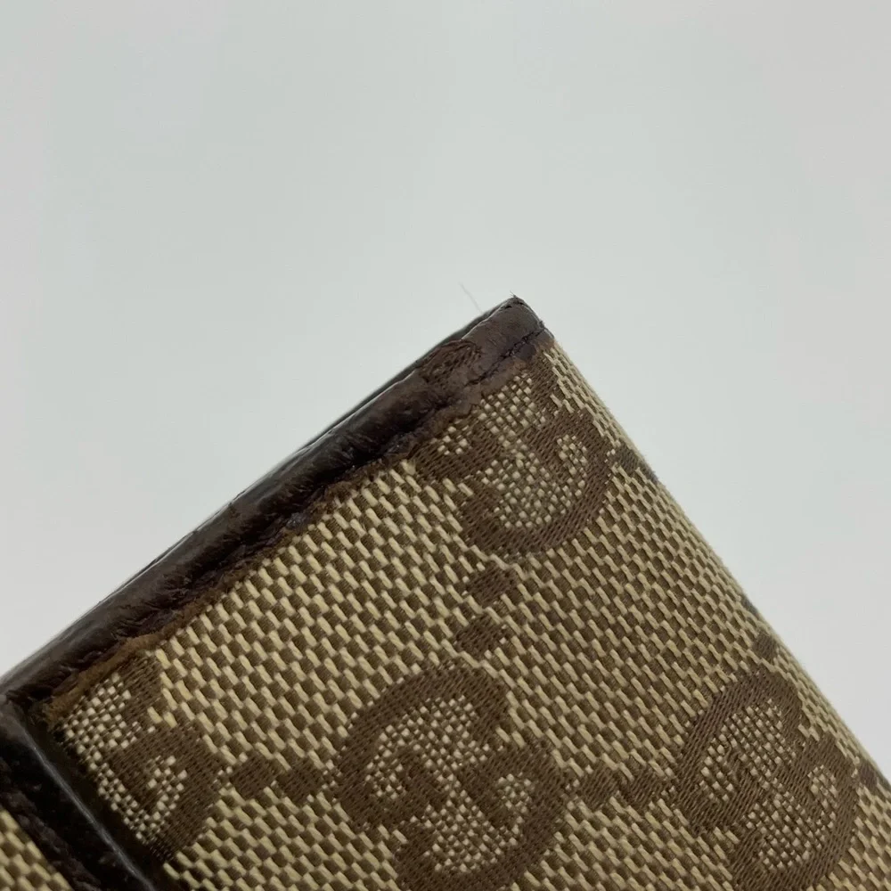 Gucci Brown Monogram Crossbody Belt Bag